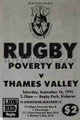 Poverty Bay Thames Valley 1995 memorabilia